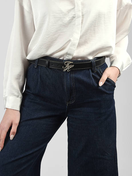 Riem Tommy hilfiger Zwart belt AW18568 ander zicht 1